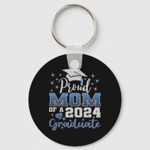 Proud Mum Of 2024 Graduate Awesome Family College Key Ring