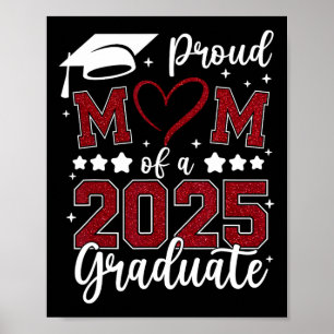 Proud Mum Of 2025 Senior Graduate Matching Family Poster