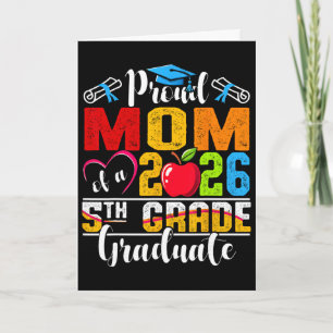 Proud Mum Of 2026 5th Grade Graduate Mother's Day  Card