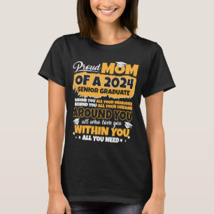 Proud Mum Of A 2024 Senior Graduate Class Of 2024 T-Shirt