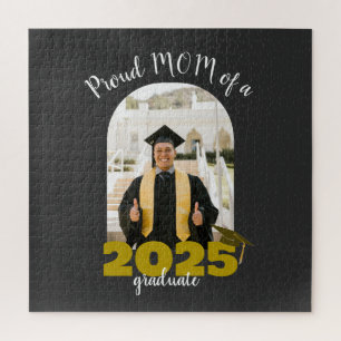 Proud mum of a 2025 graduate Custom Photo Jigsaw Puzzle