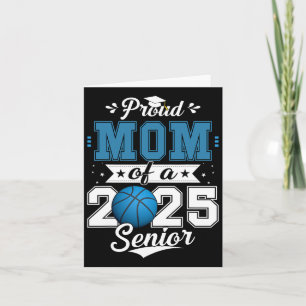Proud Mum Of A 2025 Senior Graduate Sketll 1  Card