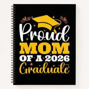 Proud Mum Of A 2026 Personalised Graduation Mother Notebook