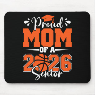 Proud Mum Of A 2026 Senior Sketll Graduation Famil Mouse Pad