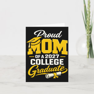 Proud Mum Of A 2027 Graduate Senior Graduation Card