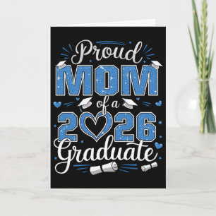 Proud Mum Of A Cl Of 2026 Graduate 2026 Senior Mum Card