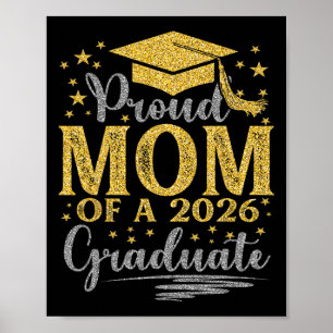 Proud Mum Of A Cl Of 2026 Graduate Senior Graduati Poster