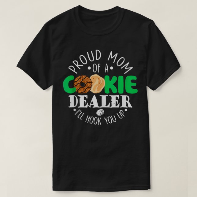 Proud Mum Of A Cookie Dealer 8  T-Shirt (Design Front)