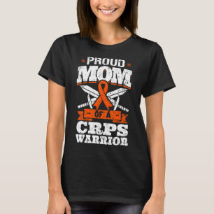 Proud Mum Of A CRPS Warrior RSD Awareness Ribbon R T-Shirt
