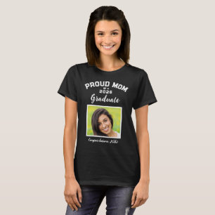 Proud Mum of a Graduate 2 photo Frames T-Shirt