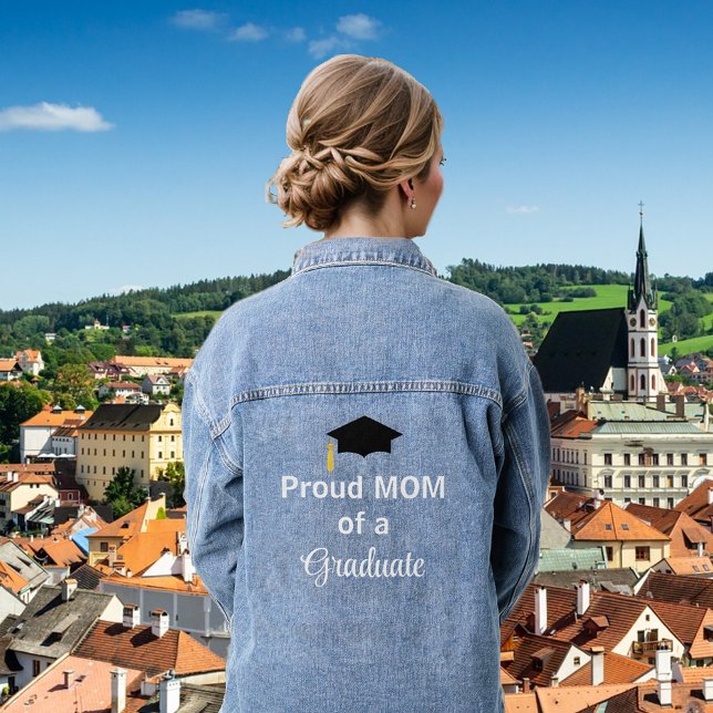 Proud Mum of a Graduate Denim Jacket (Creator Uploaded)