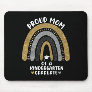 Proud Mum Of A Kindergarten Graduate School Rainbo Mouse Pad