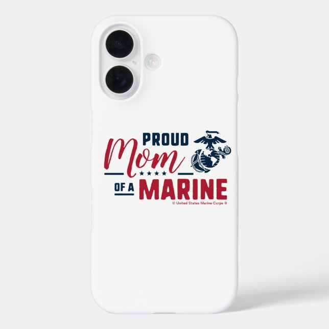 Proud Mum of a Marine - Colour Case-Mate iPhone Case (Back)
