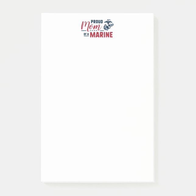 Proud Mum of a Marine Post-it Notes (Front)