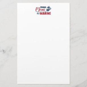 Proud Mum of a Marine Stationery