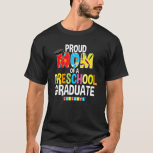 Proud Mum Of A Preschool Graduate Graduation Moth T-Shirt