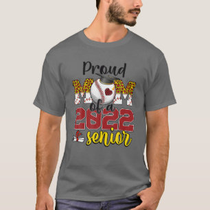 Proud Mum Of A Senior 2022 Baseball Mum Graduate G T-Shirt