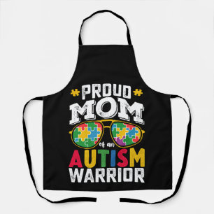 Proud Mum Of An Autism Warrior Family Apron