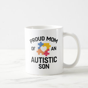 Proud Mum Of An Autistic Son Coffee Mug