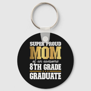Proud Mum Of An Awesome 8th Grade Graduate 2024 20 Key Ring
