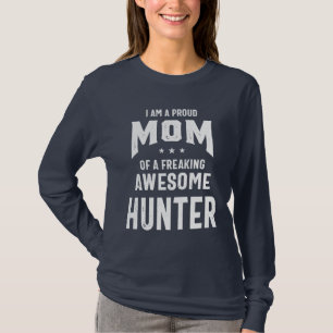Proud Mum Of An Awesome Hunter Player T-Shirt