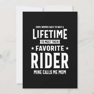 Proud Mum Of An Awesome Rider Player Invitation