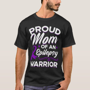 Proud Mum Of An Epilepsy Warrior Epilepsy Awarenes T-Shirt