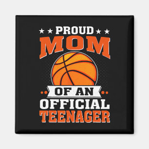 Proud Mum Of An Official Teenager 13th Birthday Sk Magnet