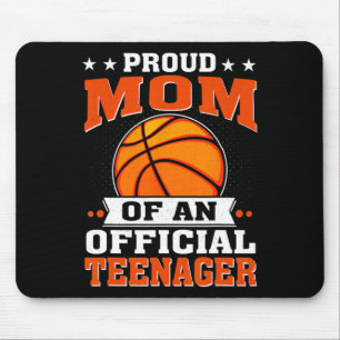 Proud Mum Of An Official Teenager 13th Birthday Sk Mouse Pad