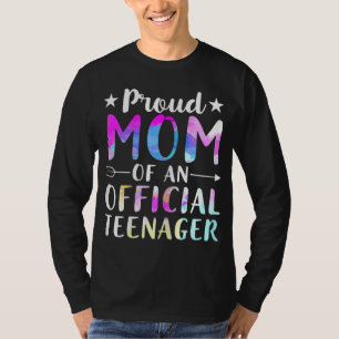Proud Mum Of An Officialnager 13th Birthday T-Shirt