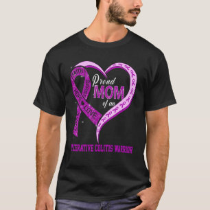 Proud Mum Of An Ulcerative Colitis Warrior Ribbon T-Shirt