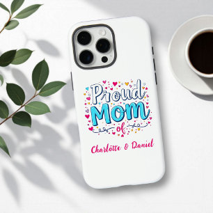 Proud Mum of   Cute Personalised Mother's Day iPhone 16 Pro Max Case