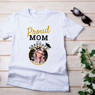 Proud Mum of Graduate Graduation Cap Photo T-Shirt