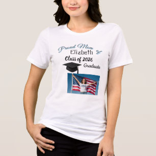 Proud Mum of Graduate Personalised Photo T-Shirts