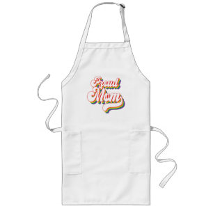 Proud Mum of LGBTQ   Gay Pride Mum   Supportive Long Apron