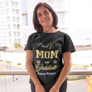 Proud Mum of the Graduate Name Graduation Tri-Blend Shirt