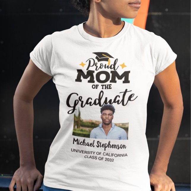 Proud Mum of the graduate photo name T-Shirt (Creator Uploaded)