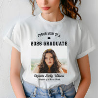 Proud Mum Senior Custom Year Graduate Photo Parent