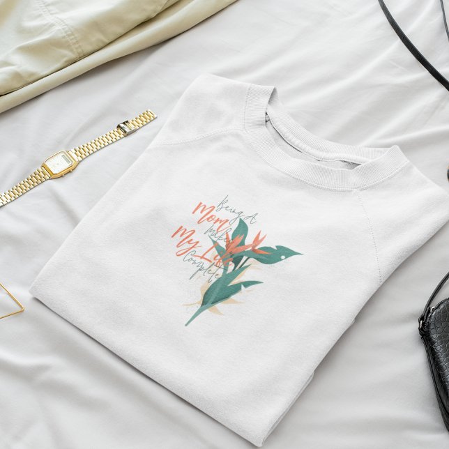 Proud Mum Sweatshirt (flower mom)