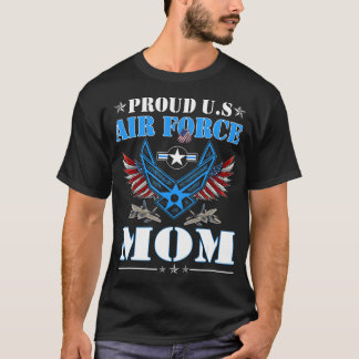 Proud Mum US Air Force Veteran Day Military Family T-Shirt
