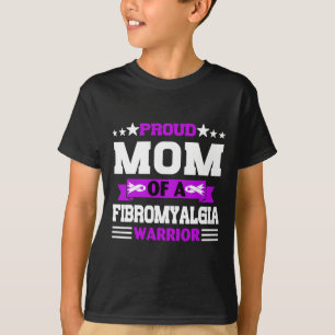 Proud Mum Warrior Of A Fibromyalgia Awareness In M T-Shirt