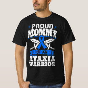 Proud Mummy Of An Ataxia Warrior Awareness Ribbon  T-Shirt