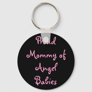 Proud Mummy of Angel Babies Key Ring