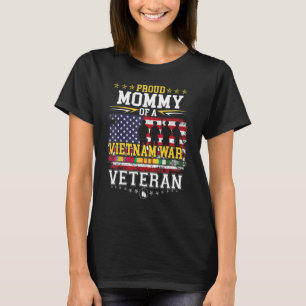 Proud Mummy Vietnam War Veteran Matching with Daug T-Shirt