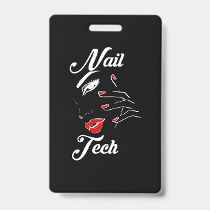 Proud Nail Tech ID Badge