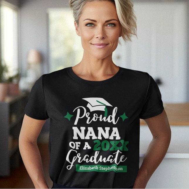 Proud Nana of 2023 graduate green tassel T-Shirt (Creator Uploaded)