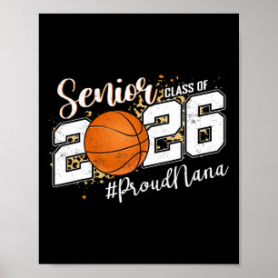 Proud Nana Of A 2026 Senior Sketll Graduate  Poster
