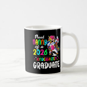 Proud nanny of a class of 2026 pre-k graduate coffee mug