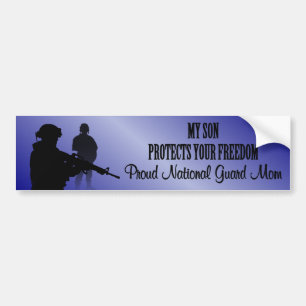 Proud National Guard Mum Bumper Sticker