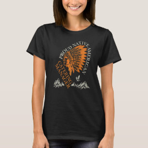 Proud Native American Catering Manager Job T-Shirt